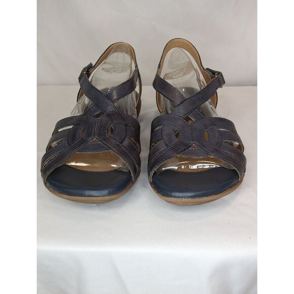 NWOT Naturalizer Catrina Spring Denim Blue Strappy Sandals Size 7.5M - Picture 3 of 13